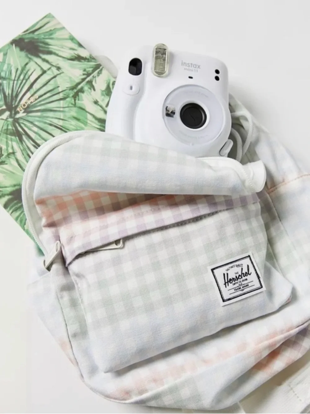 HERSCHEL SUPPLY COMPANY CLASSIC WOMENS MINI BACKPACK PASTEL CHECKERED DESIGN NWT